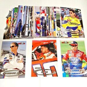 NASCAR Trading Card Lot Vintage Wheels 1999 Base Inserts Earnhardt Gordon Cards